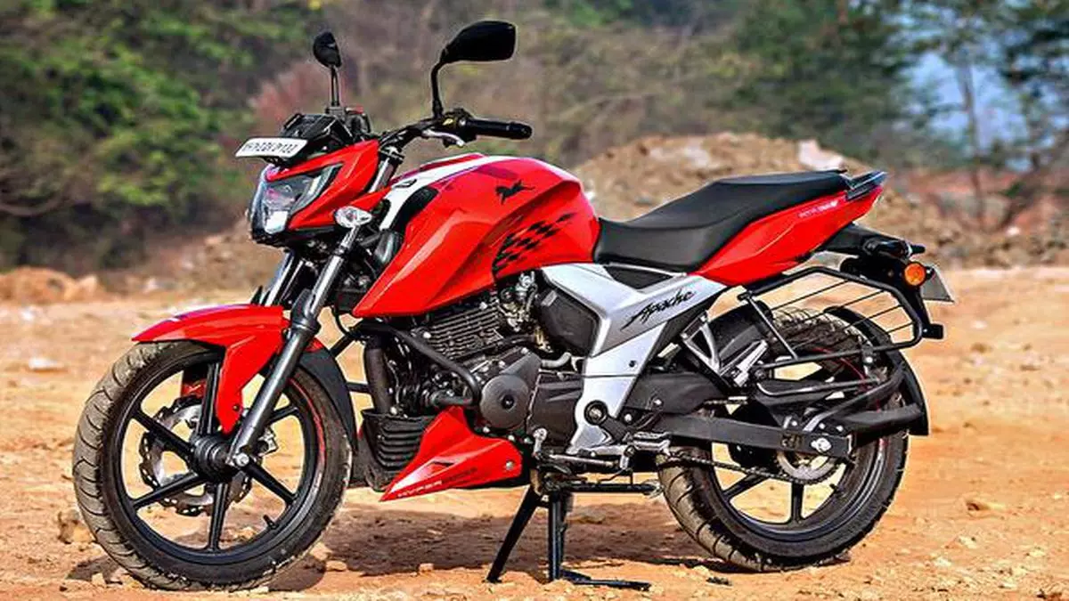 tvs company apache bike