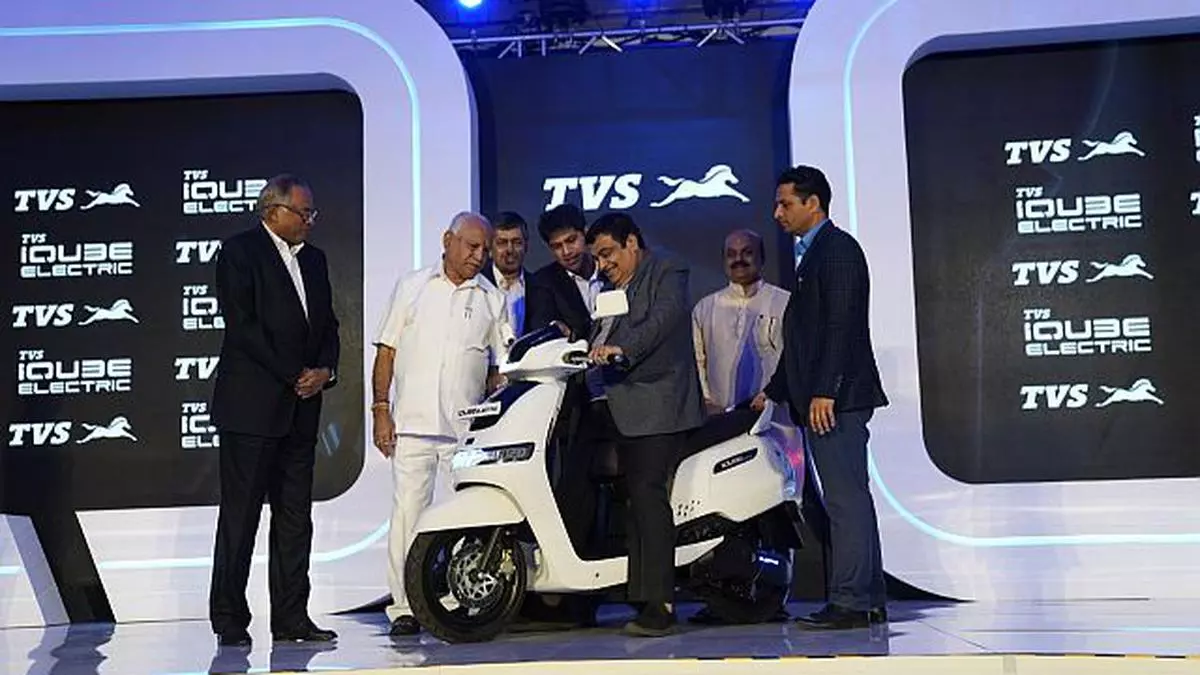 tvs new electric scooty