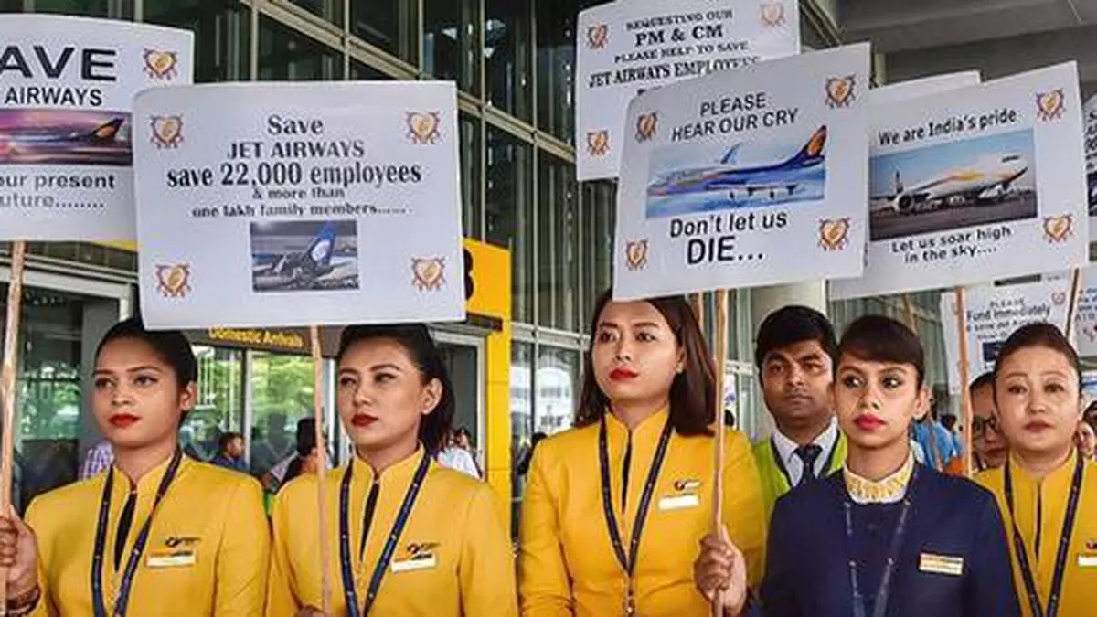 Salary Dues Of Jet Staff No Life Jacket In Sight Yet The Hindu Businessline