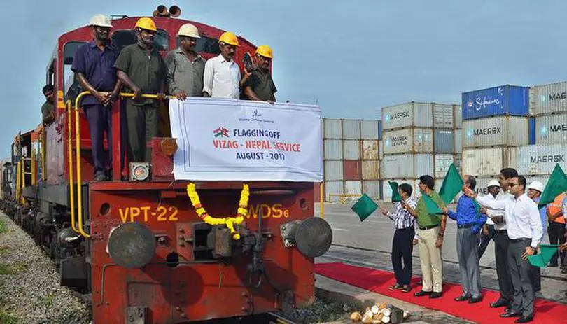 Vizag Nepal Cargo Transit Delayed As Traders Misuse Maersk S Zero - 