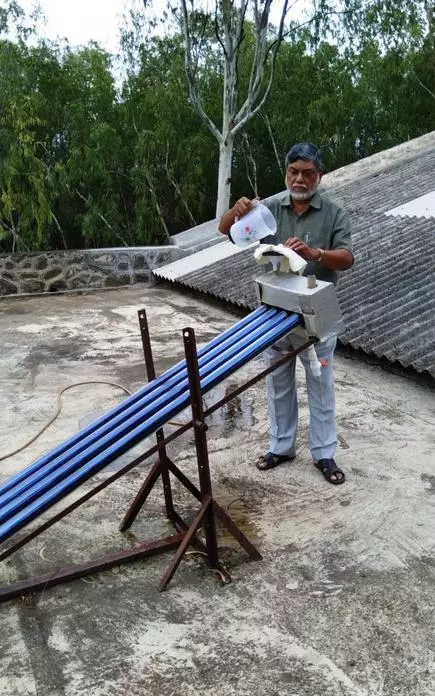 A Solar Water Purifier With A Difference The Hindu