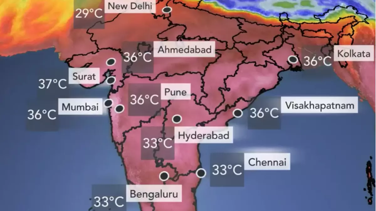 MarchMay Coolest over Kerala, South Interior Karnataka The Hindu