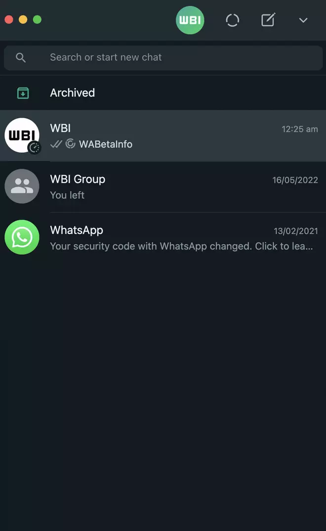 WhatsApp status reply indicator