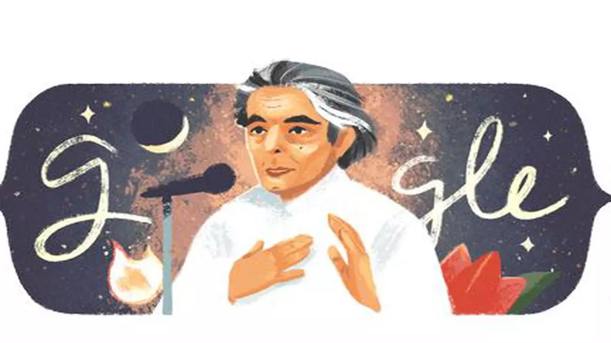 Google Doodle Celebrates Renowned Urdu Poet Kaifi Azmi On His