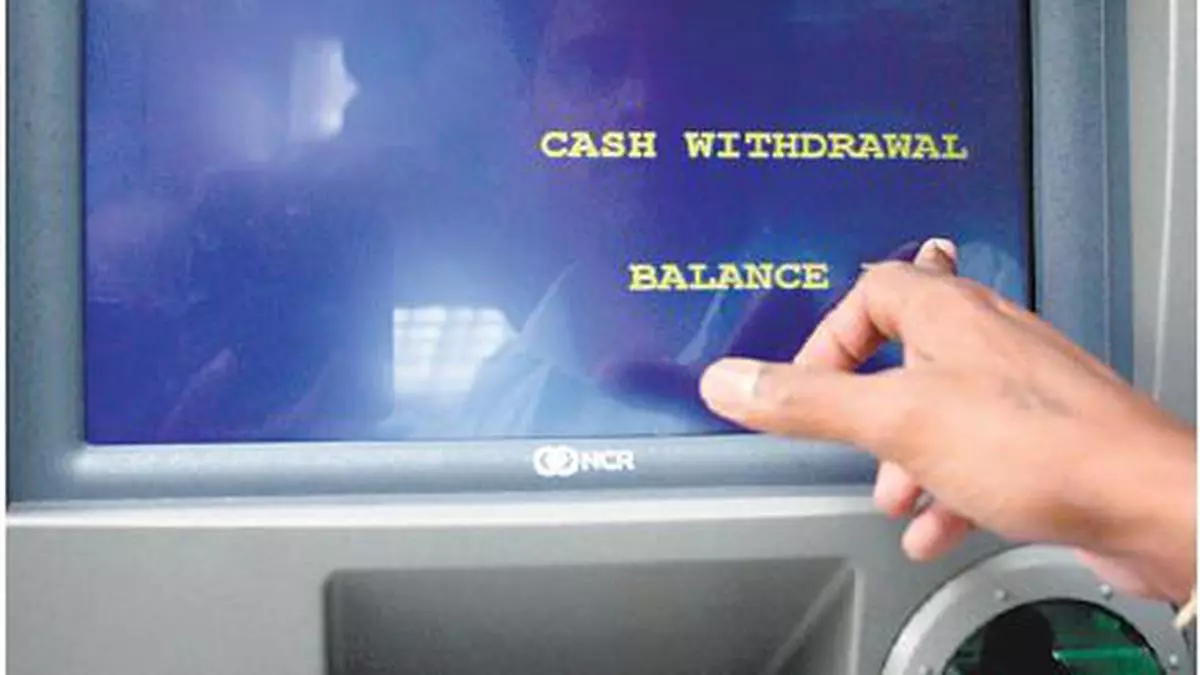 Banks allowed to run ads on ATM screens - The Hindu BusinessLine