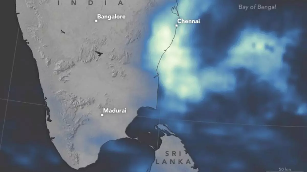 Rain In Chennai Satellite Map Chennai Floods: Nasa Map Shows Buildup Of Heaviest Rainfall In Over 100  Years On Dec 1-2 - The Hindu Businessline