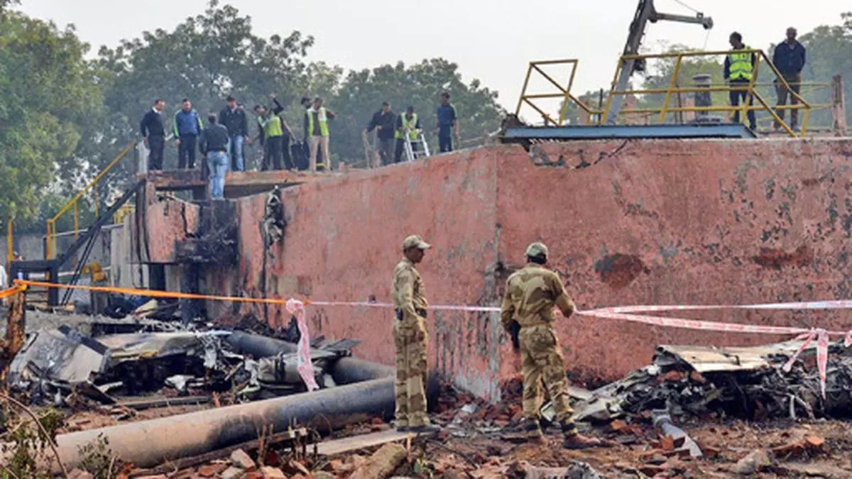 10 killed in BSF plane crash in New Delhi The Hindu BusinessLine