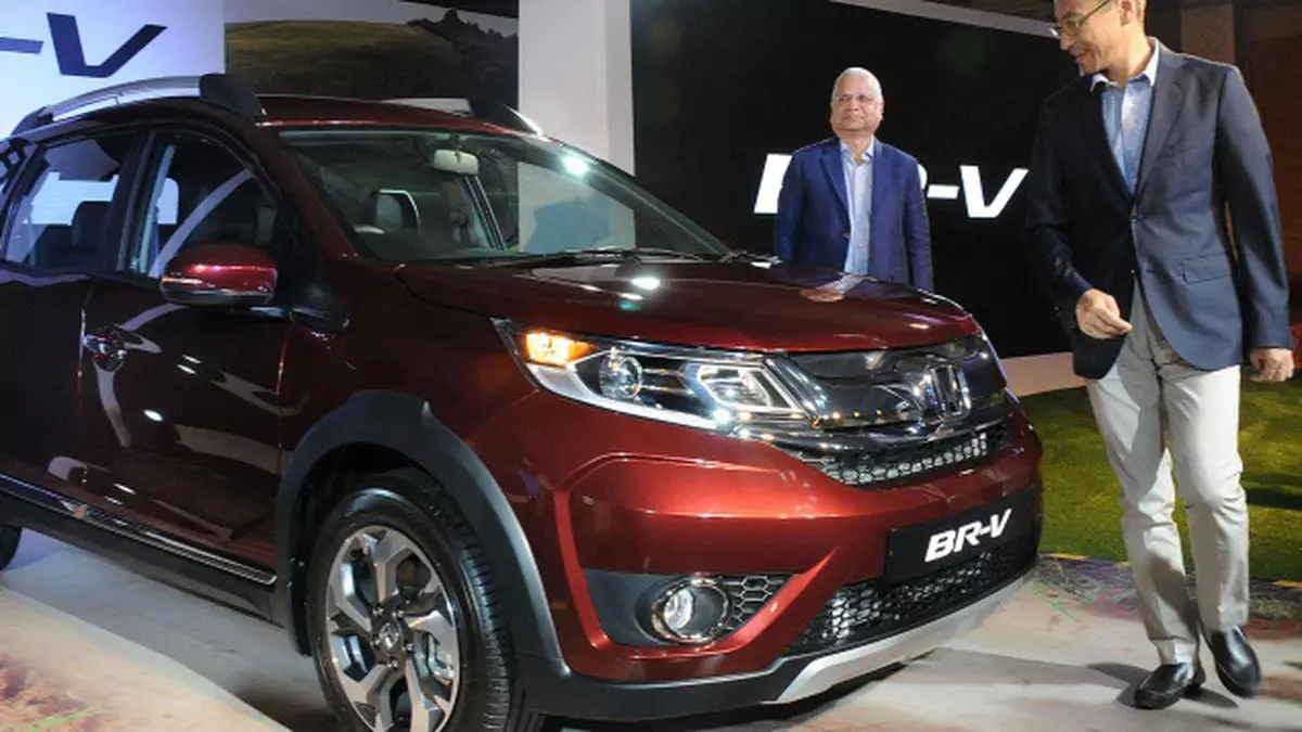 Honda Br V Launched Price Starts At Rs 8 75 Lakh The Hindu Businessline