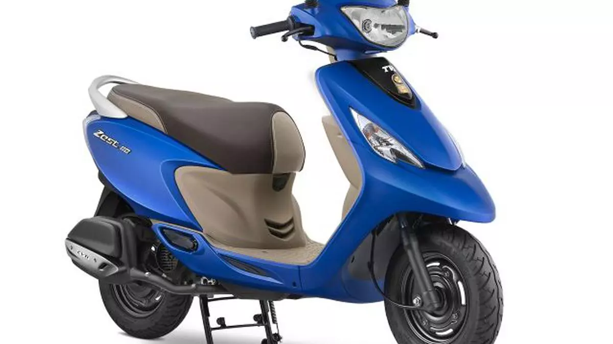 Tvs Motor Introduces Matte Colour Options For Scooty Zest 110 The Hindu Businessline