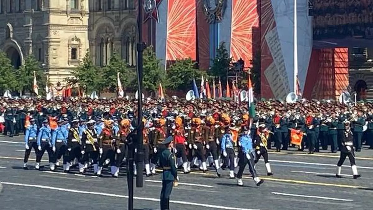 Indian Military Contingent Participates In Victory Day Parade In Russia The Hindu Businessline