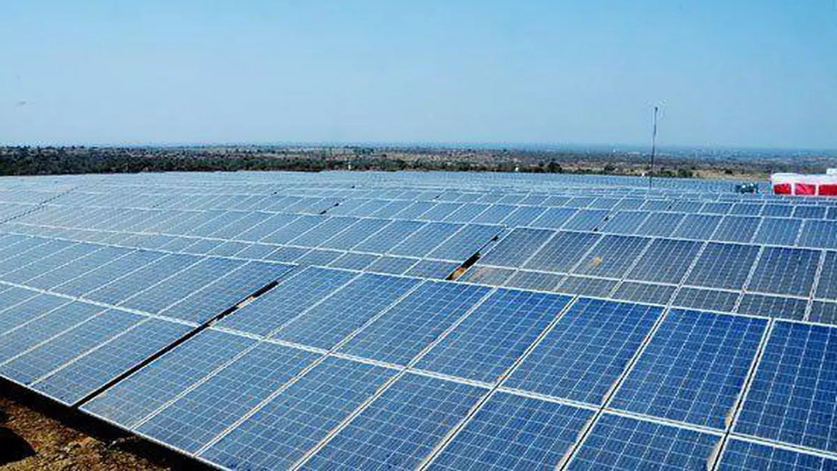 Modi Macron Inaugurate Ups Biggest Solar Power Plant The