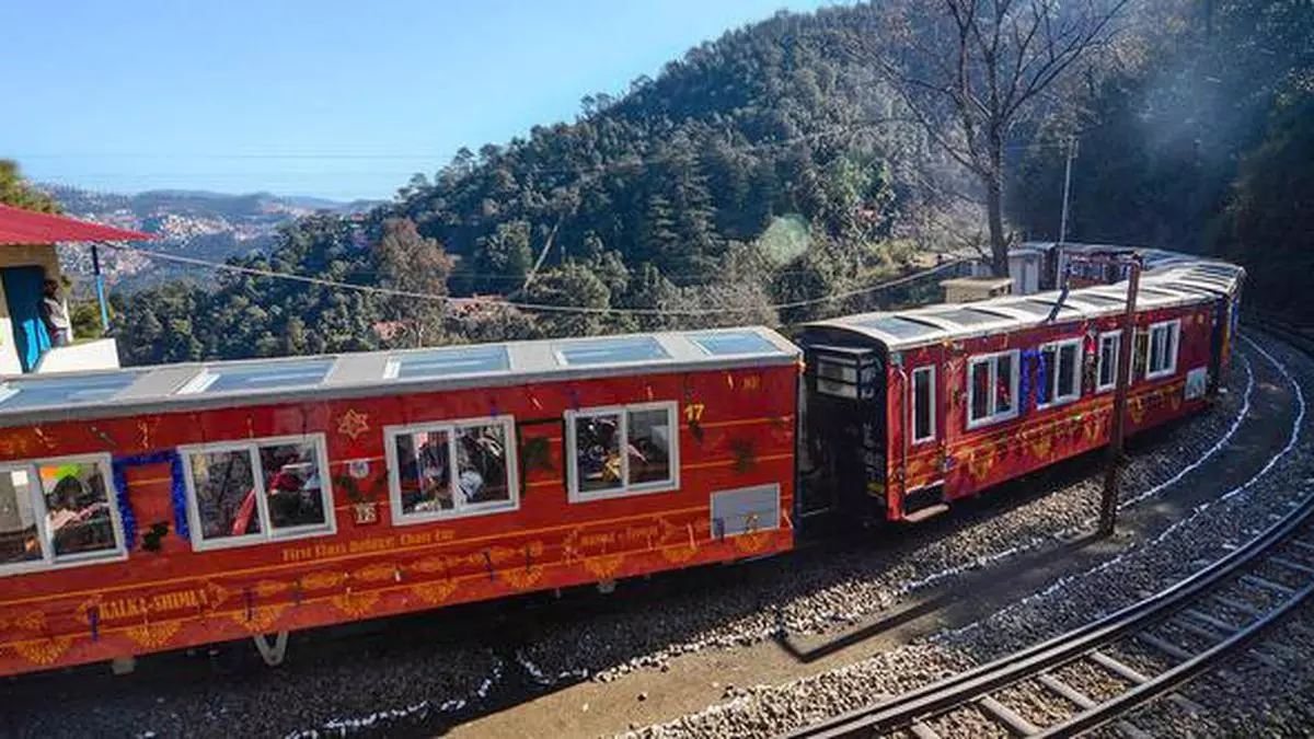 Get A Panoramic View Of The Hills As You Chug Up To Shimla The