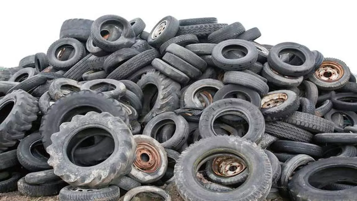 import duty on scrap tyre in india